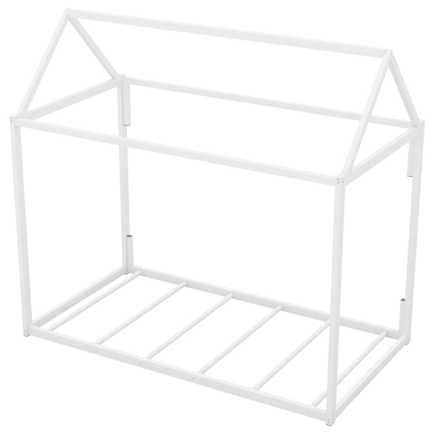 Metal House Shape Platform Bed - Twin