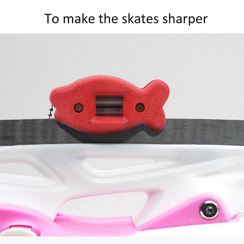 Diamond Sandstone Double-Sided Ice Skate Sharpener