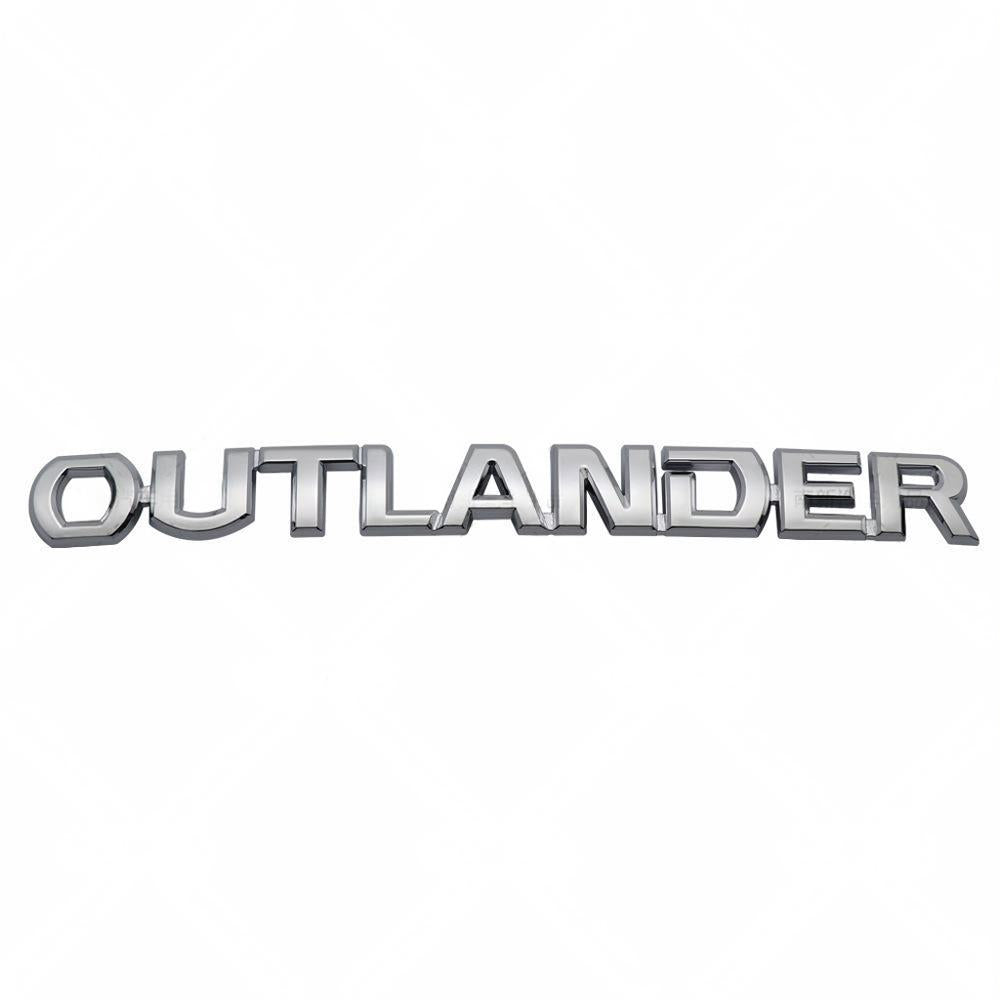 Étiquette de coffre arrière premium Mitsubishi Outlander