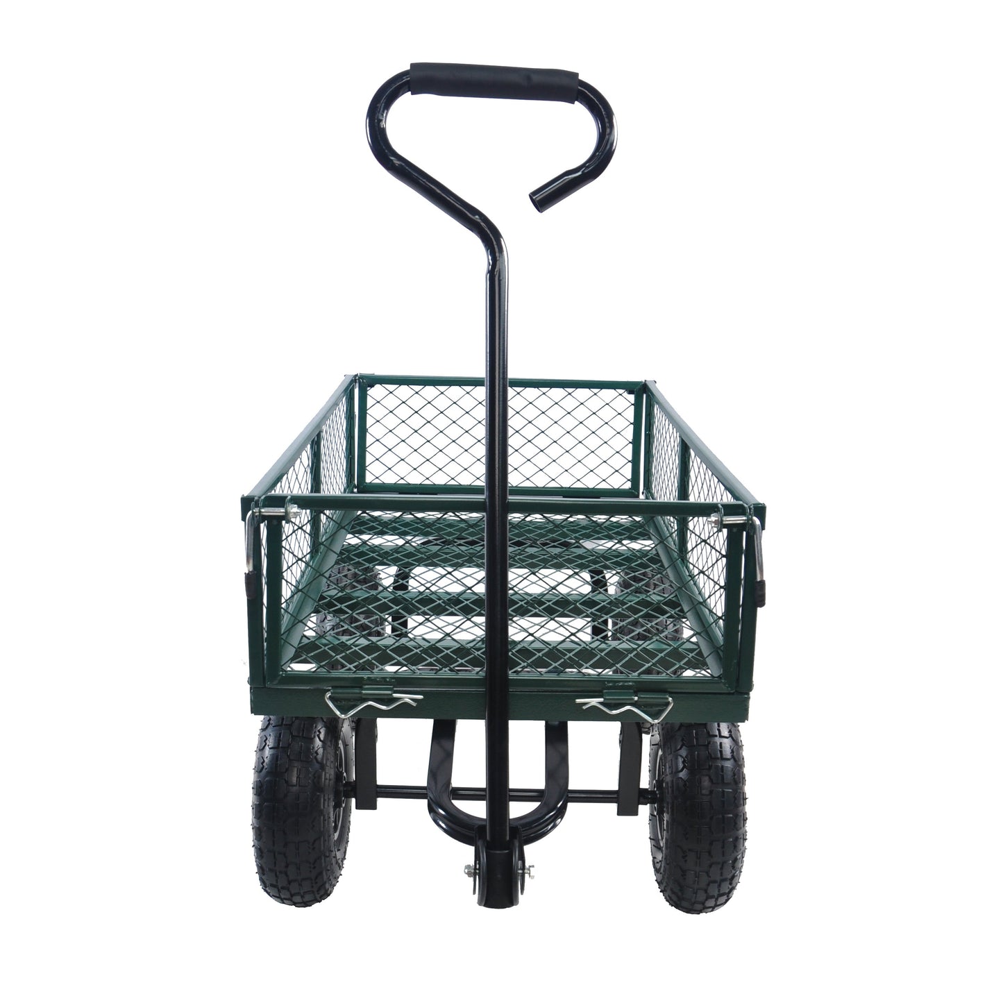 Wagon Cart Garden cart trucks make it easier to transport firewood (green) - Korvel