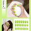 Premium Stiletto Press-On Nails with Glue - 24 Pieces