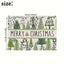 Christmas Tree Print Linen Placemats for Festive Dining