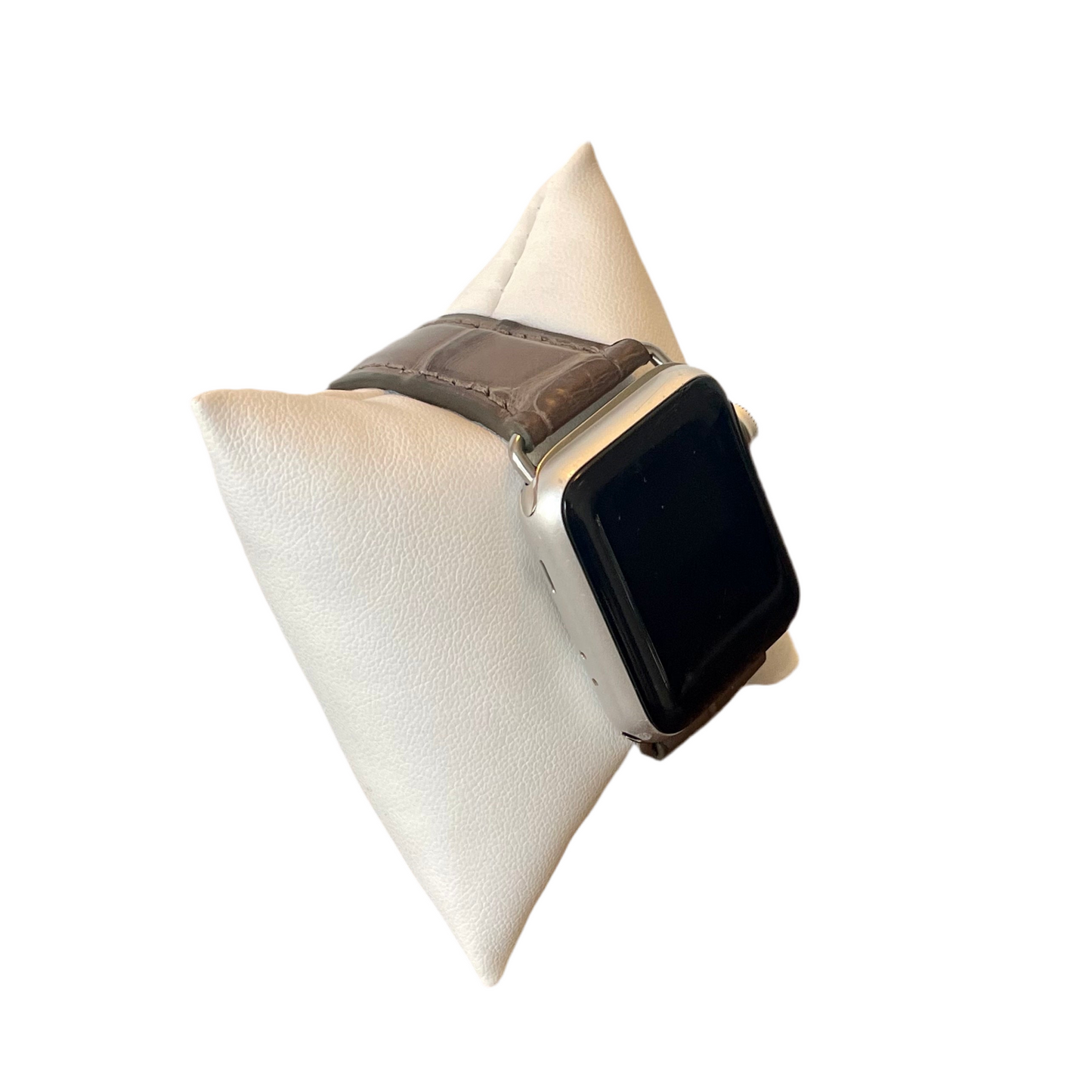 Bracelet Apple Watch Alligator Mat Sage