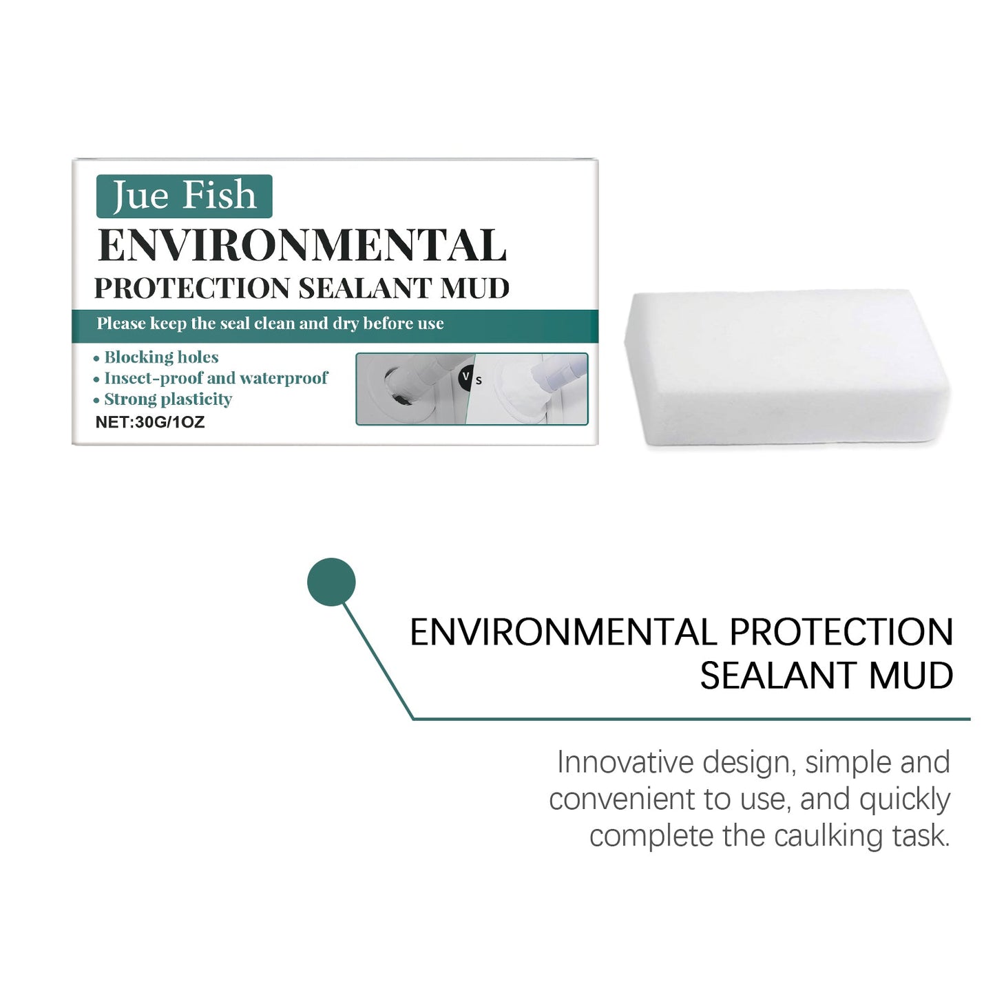 Sealing Cement, Anti-Seepage Hardening Reinforced Waterproof High Viscosity Hole Crevice Wear-Resistant Filling Clay - Korvel
