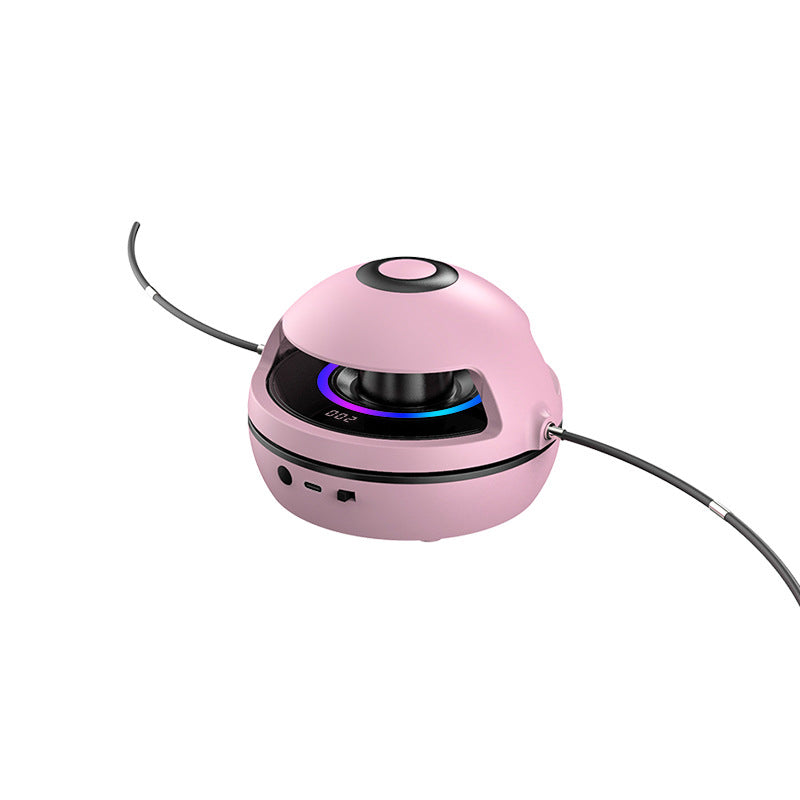 Smart Rope Skipping Machine Smart Jump Rope Machine 10-level Speed Adjustment Led Seven-color Light Wireless Music Function - Korvel