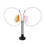 Suction cup cat toy stick that can be attached and held with steel wire multi head interchangeable cat toy and pet supplies - Korvel