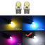 10Pcs Auto T10 Led Cold White 194 W5W LED 168 COB Silica Car Super Bright Turn Side License Plate Light Lamp Bulb DC 12V - Korvel