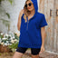 Half Zip Short Sleeve Hooded Top - Korvel