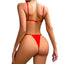 Sexy backless bra set with chain ties and bow ties, two piece set of erotic lingerie - Korvel
