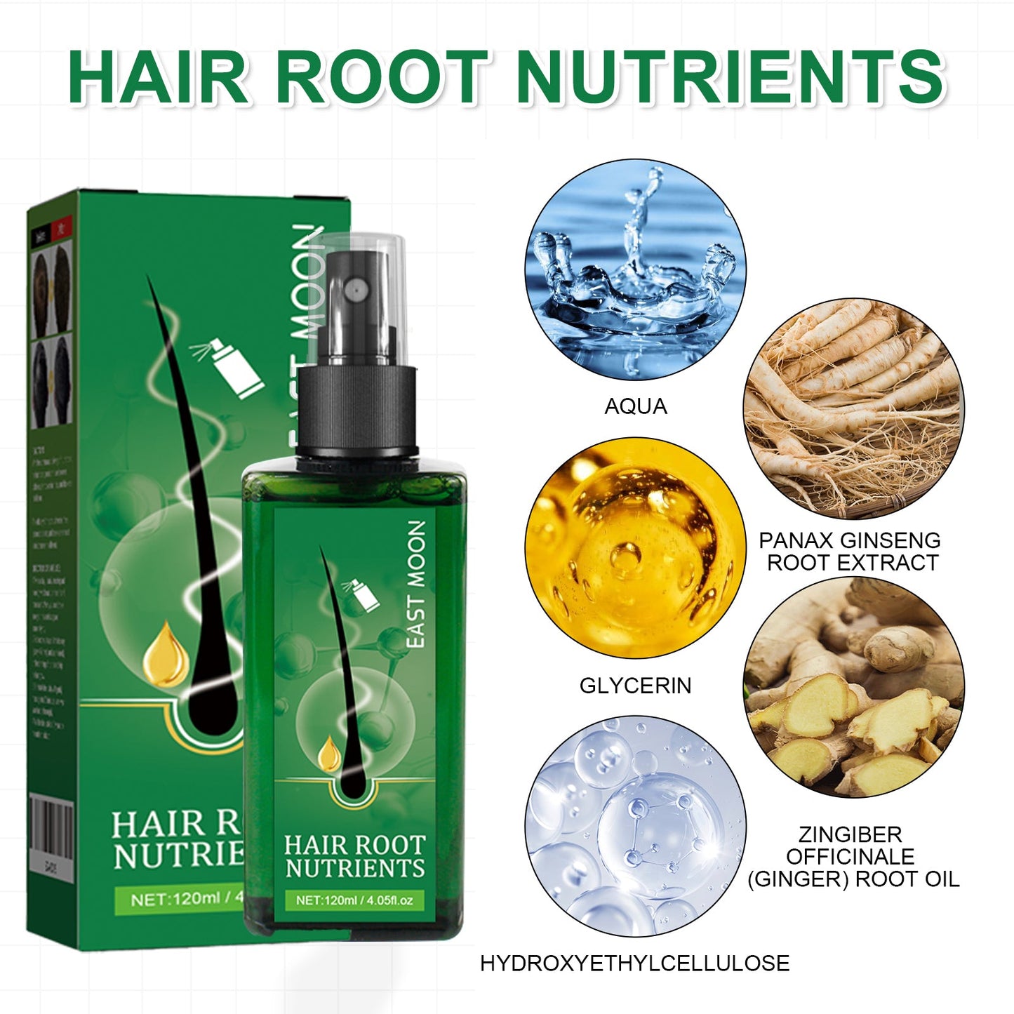 Men's Hair Serum For Hair Stabilization Nourishes And Nourishes Your Hairline - Korvel