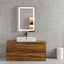 Miroir de Salle de Bain LED de 26x20 Pouces avec Interrupteur Tactile