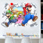 Super Mario Waterproof Wall Stickers for Kids' Rooms
