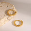 18K Gold-Plated Stainless Steel Huggie Earrings - Korvel