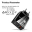 Chargeur de téléphone mobile rapide 20W PD QC3.0