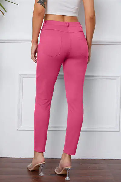 Pantalones Esenciales de Puntada Elástica