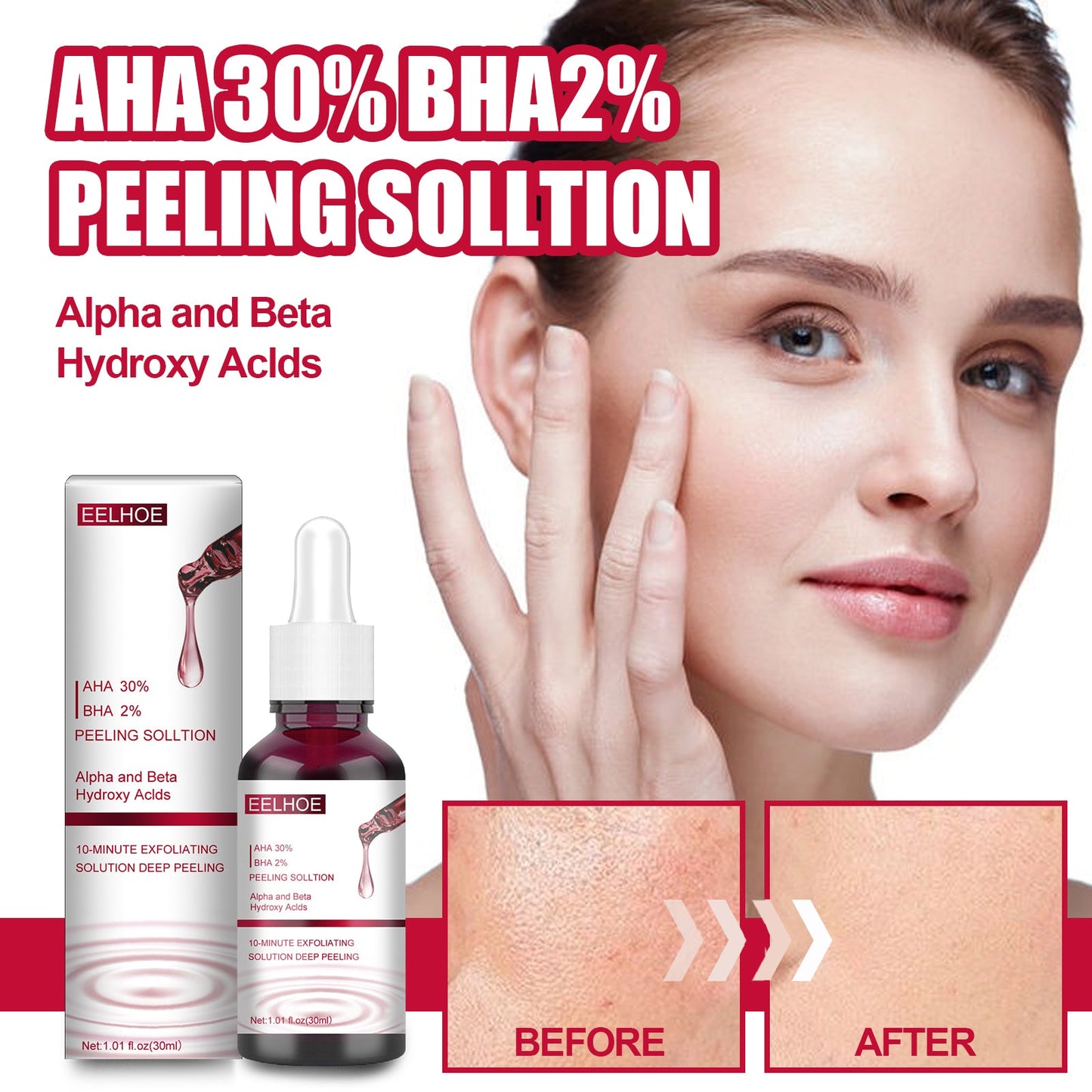 AHA 30% + BHA 2% Exfoliating Essence for Pore Refinement
