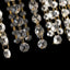 (Same as W1340120181/L5021) 8-Light 23.6" Wide Crystal Waterfall Chandelier (Bulb Not Included) - Korvel