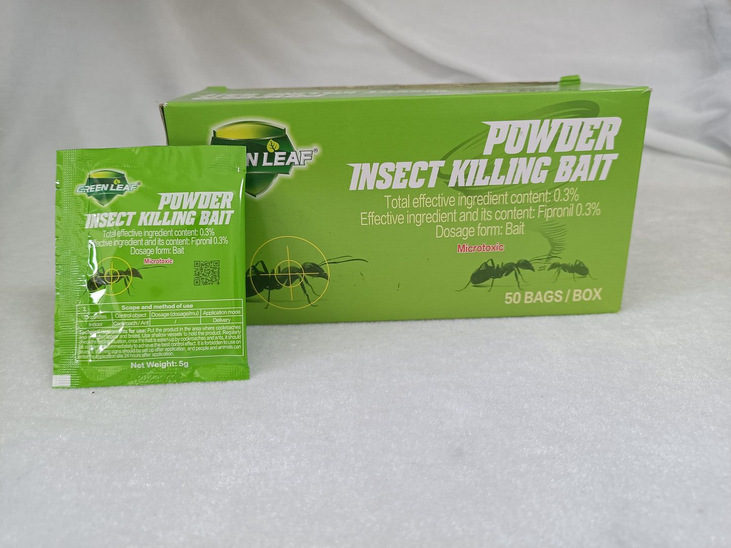 Poudre d'appât pour fourmis Green Leaf pour un contrôle des nuisibles efficace