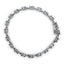 .925 Sterling Silver 11.0 Cttw Light Blue Topaz Link Bracelet - 7 inch