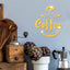 Coffee Themed Mirror Acrylic Wall Stickers for Kitchen and Dining Room - Korvel
