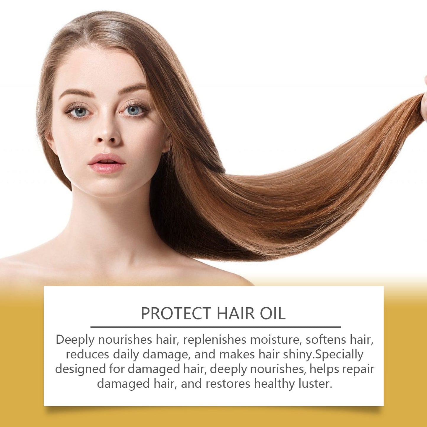 Capsules d'huile essentielle pour les soins capillaires marocains pour des cheveux nourris