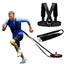 Running Exercise Workout Expander Fitness Band Resistance Bands Weight Bearing Shoulder Strap for Speed Training - Korvel