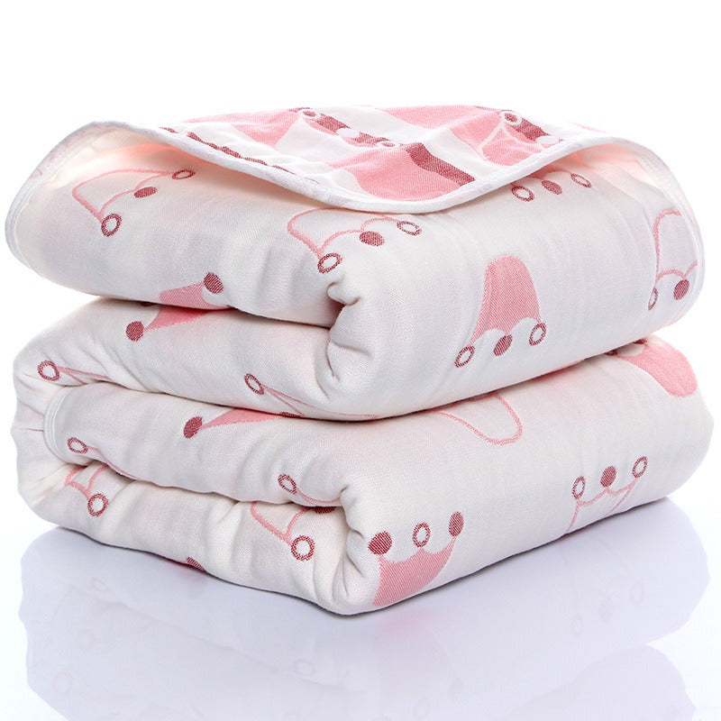 Manta de Recepción de Gasa de Seis Capas Premium para Bebés