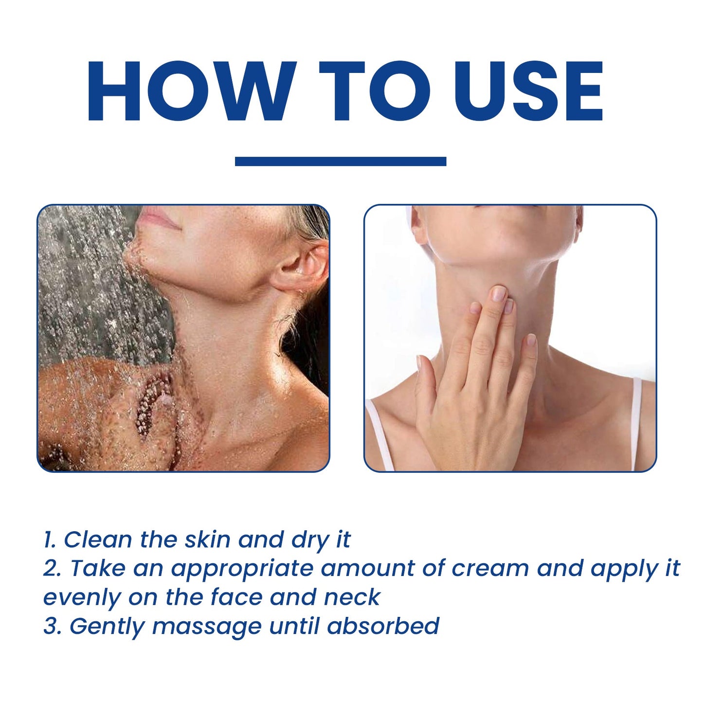 Neck Collagen Whitening Cream Reduces Neck Lines Shape Swan Neck Lift Firming Skin Hydrating Neck Cream - Korvel