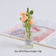 Multicolor three-dimensional luminous vase, creative handmade DIY cream glue accessories, resin small parts - Korvel