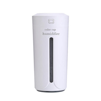 Color Cup USB Air Humidifier - Mini Aroma Diffuser with LED Lights