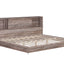 Full Size Daybed Frame with Storage Bookcases Wood Light Oak - Korvel