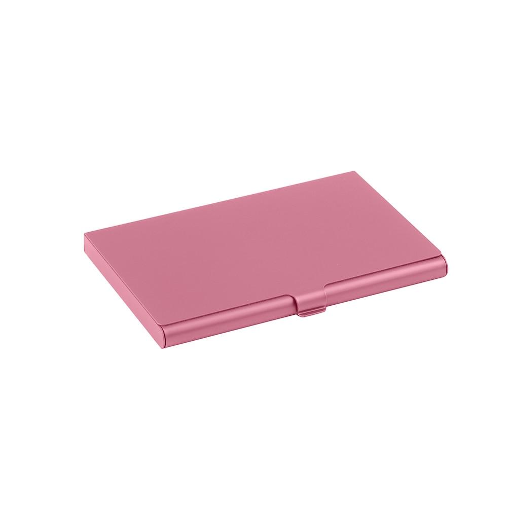Creative business card case stainless steel Aluminum Holder Metal Box Cover Credit Men business card holder card metal Wallet - Korvel