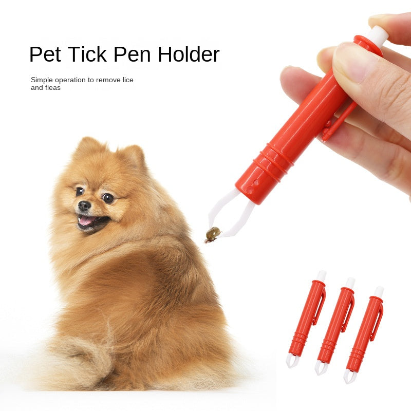 Pet Supplies Dog Cleaning Tool Lice Catcher Flea Tick Clip Pet Bug Pen - Korvel