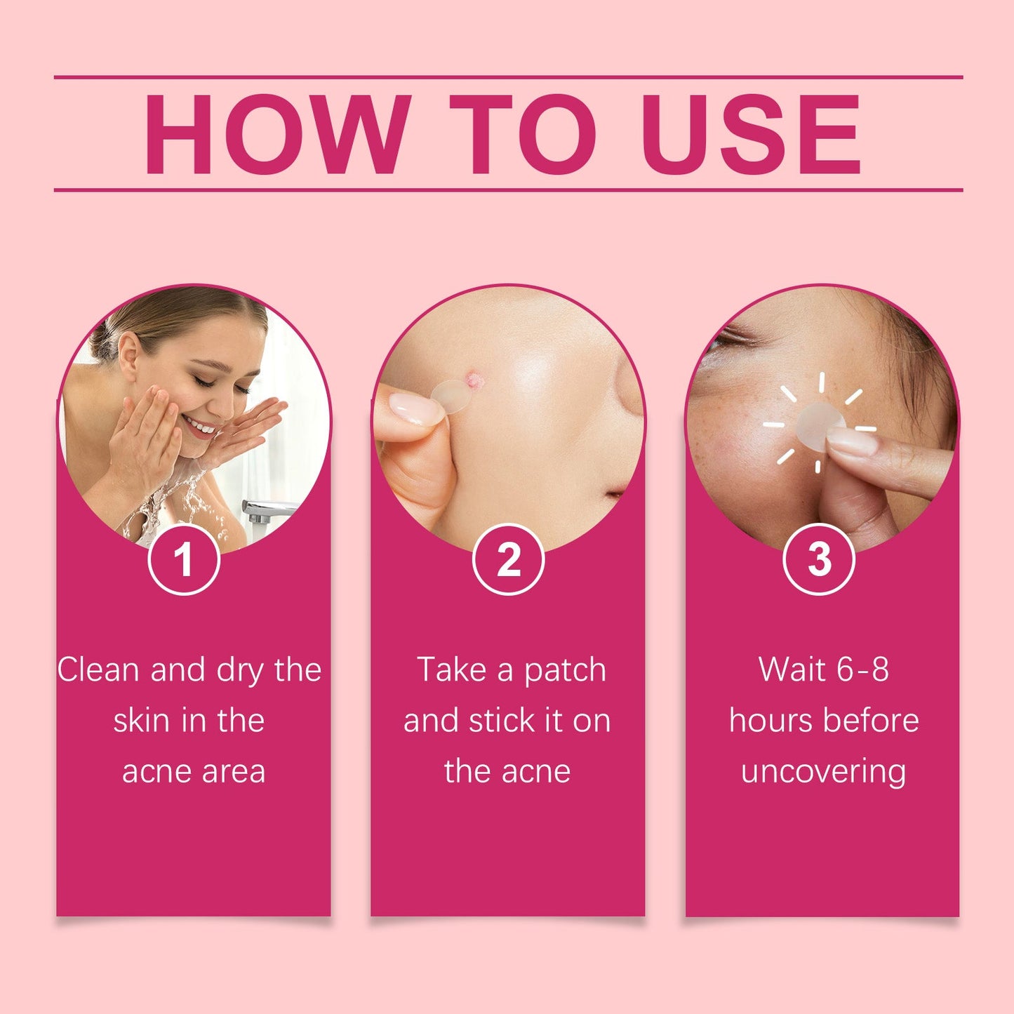 Repair Acne Patch, Facial Cleansing Cover Acne Skin Moisturizing Gentle Skin Cream - Korvel