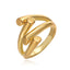 Simple and personalized smooth irregular geometric ring for women niche and versatile ring - Korvel