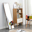 60x17 Brown Solid Wood Frame Full-length Mirror, Dressing Mirror, Bedroom Home Porch - Korvel