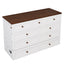 Solid Pine Murphy Bed Chest with Charging Station - Queen