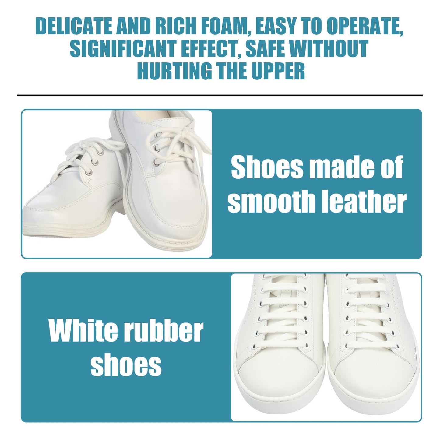 Ensemble de soins de nettoyage pour chaussures blanches