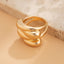 Punk style exaggerated irregular folds personalized winding fish tail bracelet Bracelet - Korvel