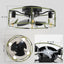 Modern Flush Mount Ceiling Fan with Lights and Remote Control