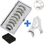 Five magnetic adhesive free magnetic eyelash clamp set for European and American thick magnetic eyelashes - Korvel