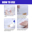 JUE FISH Stain-Rol, White Coffee Stains For Scouring Agent Degreasing Make-Up Stain - Korvel