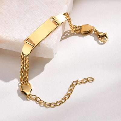 Bracelet en acier inoxydable serpent personnalisable