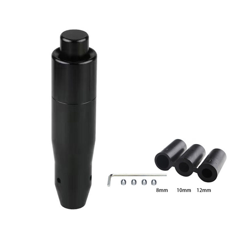 Personalized modification of automotive general metal gear head racing colorful gear lever metal simple wave stick head handbrake - Korvel