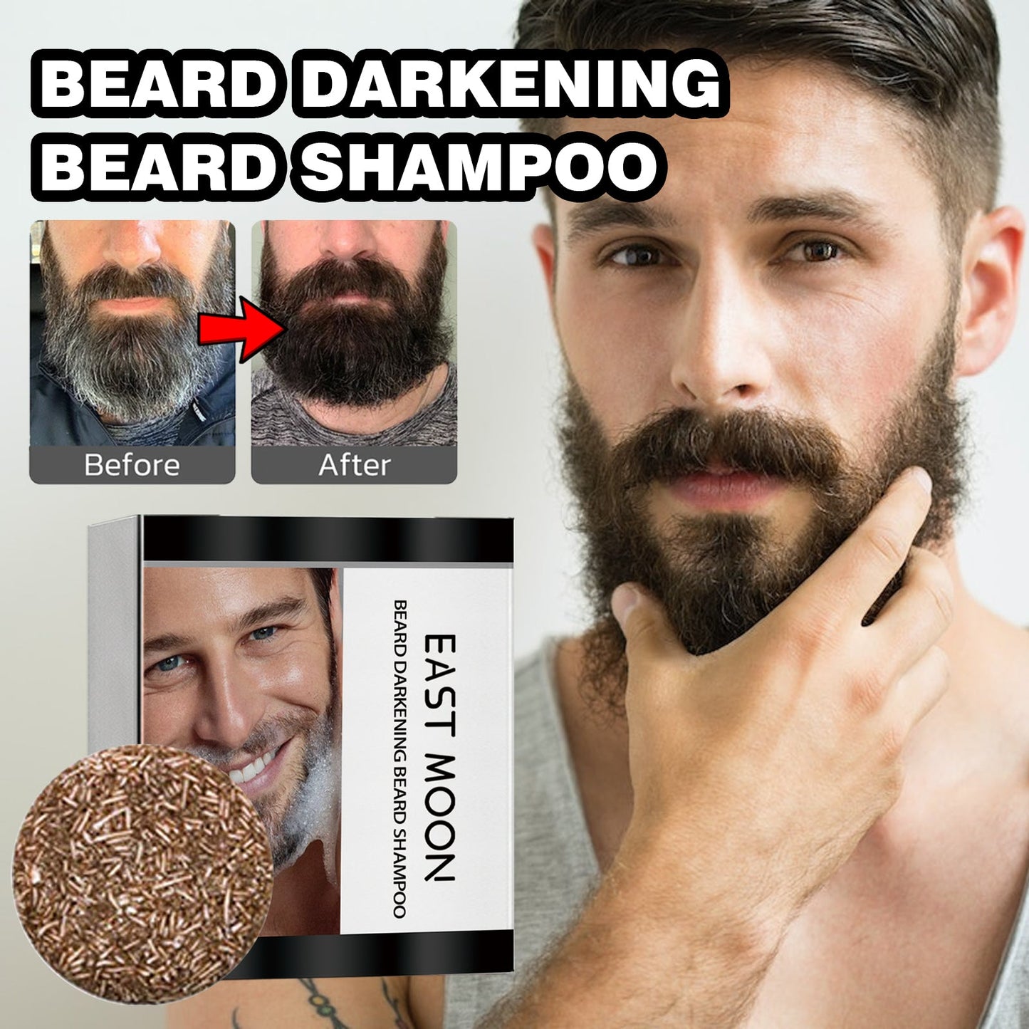 Polygonum Multiflorum Beard Soap for Gentle Cleansing