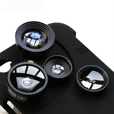 4-in-1 Mobile Phone Lens Case for iPhone