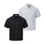 Zipper short sleeved shirt men's loose solid color shirt - Korvel