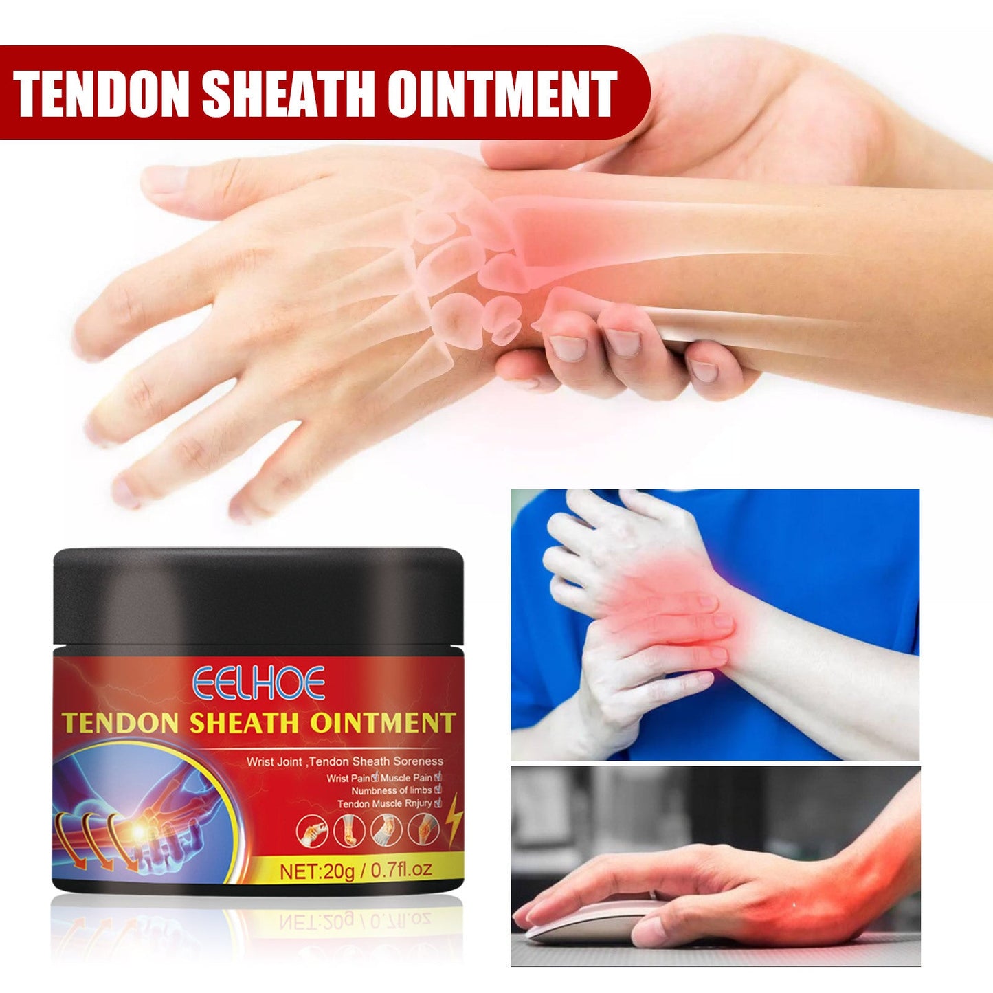 Premium Tendon Care Cream for Joint Discomfort Relief