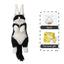 Handmade plush cat backpacks: super cute, trendy. Great bday gifts or toys, doubles as a cat - themed shopping bag! - Korvel