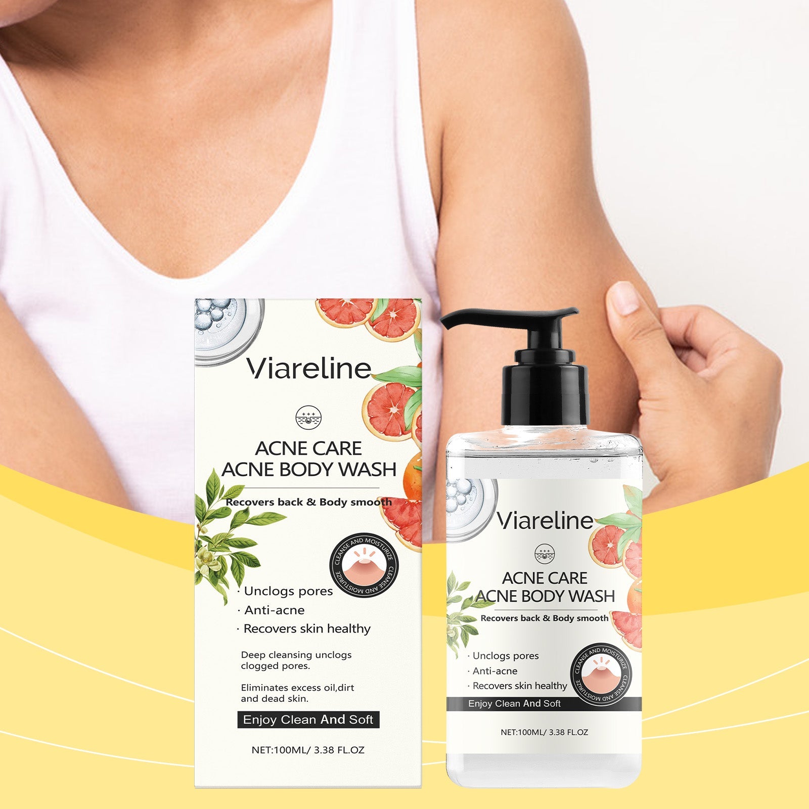 Soothing Repair Shower Gel Body Cleansing Care Hydrating Moisturizing Anti-Dryness Care For Skin - Korvel